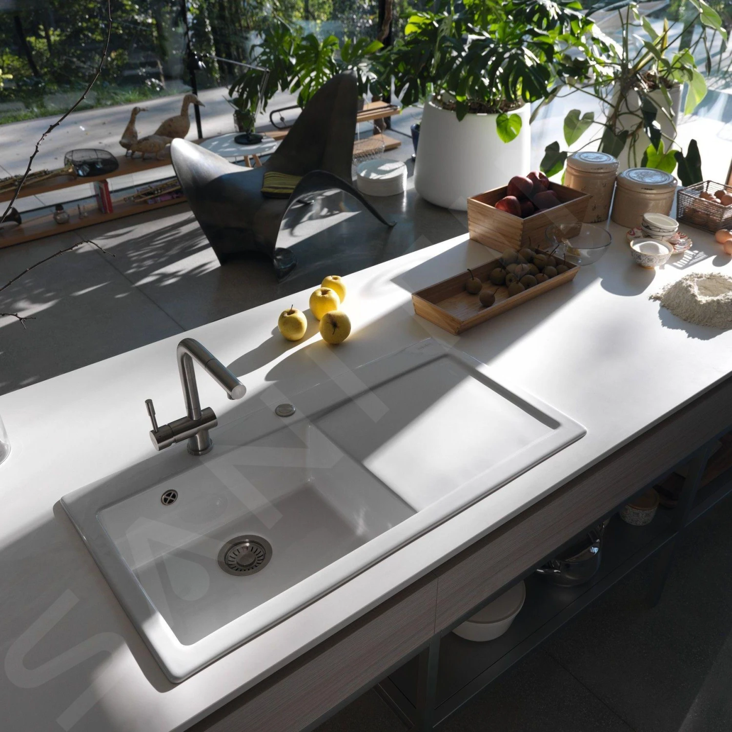 Franke Mythos - Fregadero De Cerámica MTK 611-100/2, 1000x510 Mm, Glacier 124.0335.708 5 Franke Mythos - Fregadero De Cerámica MTK 611-100/2, 1000x510 Mm, Glacier 124.0335.708 - Imagen 3