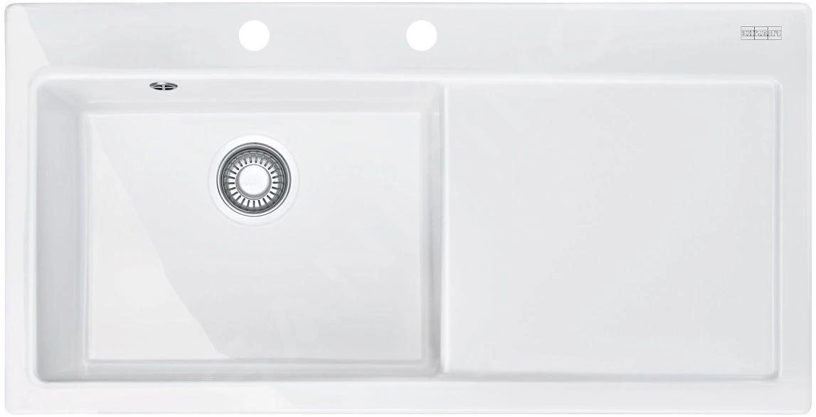 Franke Mythos - Fregadero De Cerámica MTK 611-100/2, 1000x510 Mm, Glacier 124.0335.708 3 Franke Mythos - Fregadero De Cerámica MTK 611-100/2, 1000x510 Mm, Glacier 124.0335.708