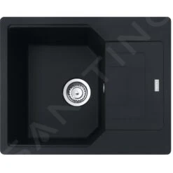 Franke Urban - Fregadero De Fragranite UBG 611-62, 620x500 Mm, Negro Mate 114.0637.592