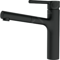 Franke Centro - Grifo De Fregadero FP 0098.901 Con Caño Extraíble, Negro Mate 115.0621.592