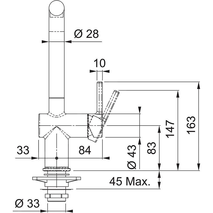 Franke Active New - Grifo De Fregadero FN 6100.424, Cachemira 115.0653.378 5 Franke Active New - Grifo De Fregadero FN 6100.424, Cachemira 115.0653.378 - Imagen 3
