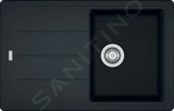 Franke Basis - Fregadero De Fragranite BFG 611-78, 780x500 Mm, ónix 114.0285.169