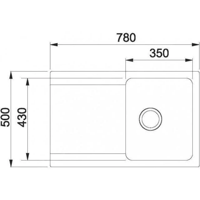 Franke Orion - Fregadero De Tectonite OID 611-78, 780 X 500 Mm, Gris 114.0395.184 4 Franke Orion - Fregadero De Tectonite OID 611-78, 780 X 500 Mm, Gris 114.0395.184 - Imagen 2