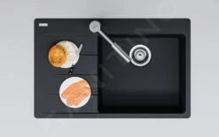 Franke Centro - Fregadero De Fragranite CNG 611-78 TL/7, 780x500 Mm, ónix 114.0637.510 -Franke b9c6569bcf6ab58b0bbcaa45