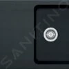 Franke Orion - Fregadero De Tectonite OID 611, 940x510 Mm, Negro 114.0288.543