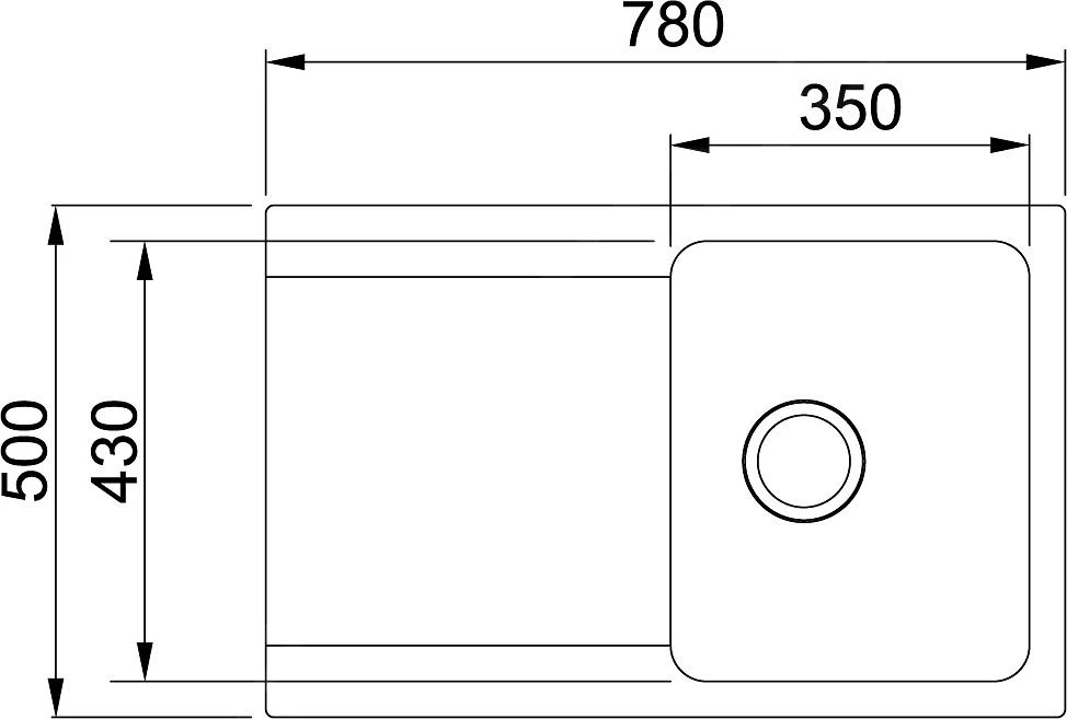 Franke Orion - Fregadero De Tectonite OID 611-78, 780x500 Mm, Blanco 114.0288.585 4 Franke Orion - Fregadero De Tectonite OID 611-78, 780x500 Mm, Blanco 114.0288.585 - Imagen 2