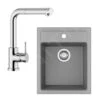 Franke Conjuntos De Cocina - Conjunto De Cocina T51, Fregadero De Tectonite SID 610-40 Y Grifo FN 0147.031, Gris/cromo 114.0508.414 2 Franke Conjuntos De Cocina - Conjunto De Cocina T51, Fregadero De Tectonite SID 610-40 Y Grifo FN 0147.031, Gris/cromo 114.0508.414 -Franke c89e3b181e44245647518721