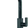 Franke Mythos - Grifo De Fregadero FC 0442 Con Caño Extraíble, Negro Mate 115.0550.442