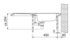 Franke Euroform - Fregadero De Acero Inoxidable EFL 614-78, 780x475 Mm, Estructura Tejida 101.0684.387 -Franke d020fcf7d31dc60cb7cbe8ab