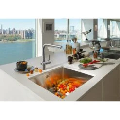 Franke Atlas Neo - Grifo De Fregadero Electrónico FC 5489.501, Acero Inoxidable 115.0625.489 -Franke d637c08a282770898624b48a