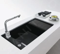 Franke Fresno - Fregadero De Fragranite FSG 211, 860x458 Mm, ónix 135.0539.538 -Franke d885c0bc4274a1241f78ff16