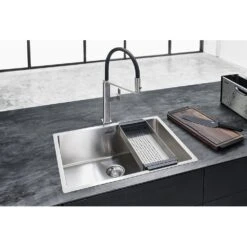 Franke Accesorios - Caja Con Accesorios Para Fregadero, Acero Inoxidable/plástico Negro 112.0619.946 22 Franke Accesorios - Caja Con Accesorios Para Fregadero, Acero Inoxidable/plástico Negro 112.0619.946 -Franke d8cda315ff077ad011644a8a