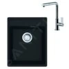 Franke Conjuntos De Cocina - Conjunto G243, Fregadero De Fragranite MRG 610-37 RTL Y Grifo FN 7394.031, Negro Mate/cromo 114.0675.651 -Franke da97b5d473936ca66ebaace8