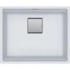 Franke Kubus 2 - Fregadero De Fragranite KNG 110-52, 560x460 Mm, Blanco Hielo 125.0641.421 -Franke daed07a13d746b7e2abb7d3e