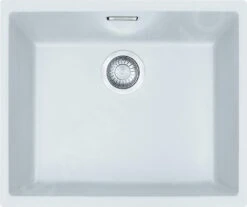 Franke Sirius - Fregadero De Tectonite SID 110-50, 525x440 Mm, Blanco 125.0363.788