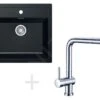 Franke Conjuntos De Cocina - Conjunto De Cocina T13, Fregadero De Tectonite OID 610, Negro + Grifo Samoa, Cromo 114.0283.125 -Franke e3e22c0074263764ddf41abe