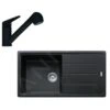 Franke Conjuntos De Cocina - Conjunto G138, Fregadero De Fragranite BFG 611 Y Grifo FC 9547.901, Negro Mate 114.0675.664 -Franke e40a3132e5edb9c67c5f433a