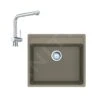 Franke Conjuntos De Cocina - Conjunto G246, Fregadero De Fragranite MRG 610-52 RTL Y Grifo Samoa, Kachemira/cromo 114.0675.596 -Franke eaf98f9cbe837864be23368a