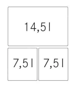 Franke Sortery - Cubo De Basura Integrado Easysort 450-1-2 121.0494.150 -Franke ee5554f653658d7008bd4a80