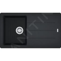 Franke Basis - Fregadero De Fragranite BFG 611-86, 860x500 Mm, ónix 114.0494.913