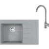 Franke Conjuntos De Cocina - Conjunto G234, Fregadero De Fragranite CNG 611-78 TL/2 Y Grifo FP 9000.084, Piedra Gris 114.0650.843 -Franke f25d81f801166208f22569b9