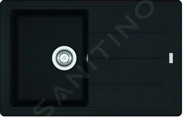 Franke Basis - Fregadero De Fragranite BFG 611-78, 780x500 Mm, Negro Mate 114.0661.513 3 Franke Basis - Fregadero De Fragranite BFG 611-78, 780x500 Mm, Negro Mate 114.0661.513