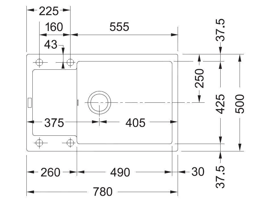Franke Maris - Fregadero De Fragranite MRG 611-78 BB, 780x500 Mm, Mechas De Arena 114.0363.188 4 Franke Maris - Fregadero De Fragranite MRG 611-78 BB, 780x500 Mm, Mechas De Arena 114.0363.188 - Imagen 2