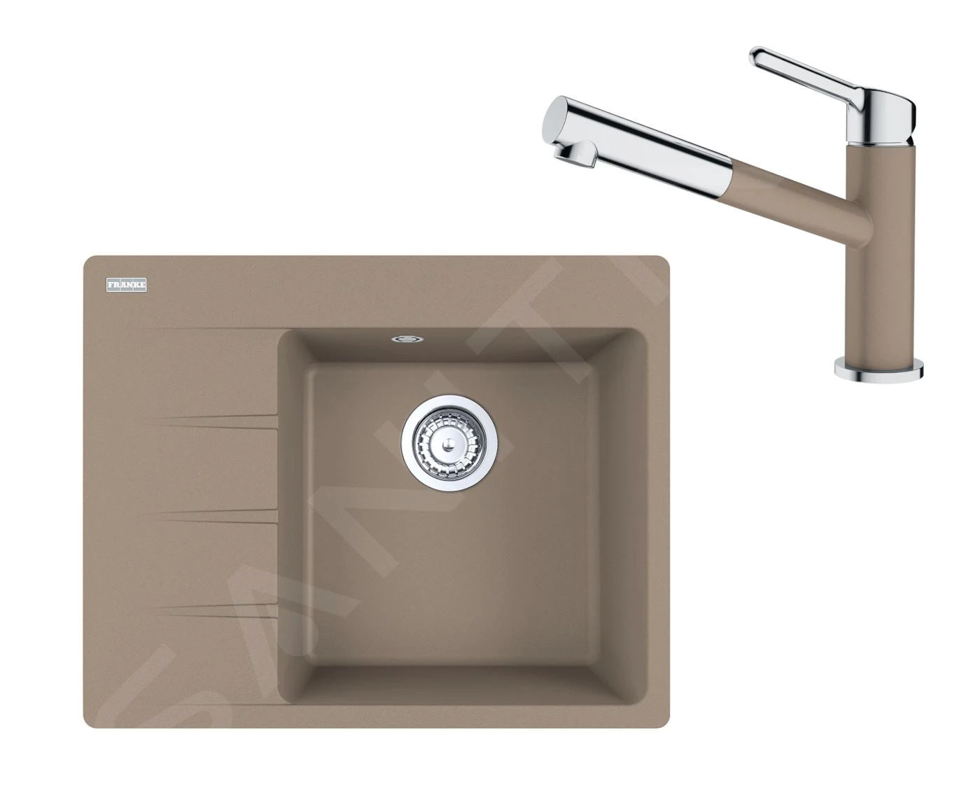 Franke Conjuntos De Cocina - Conjunto G223, Fregadero De Fragranite CNG 611-62 TL/7 Y Grifo FC 3055.424, Cachemira/cromo 114.0650.774 3 Franke Conjuntos De Cocina - Conjunto G223, Fregadero De Fragranite CNG 611-62 TL/7 Y Grifo FC 3055.424, Cachemira/cromo 114.0650.774