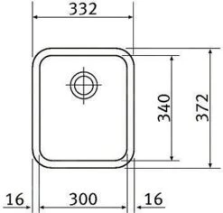 Franke Galassia - Fregadero GAX 110-30, 332x372 Mm, Acero Inoxidable 122.0021.439 -Franke f89db3c9a719690edd9cd3be