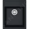 Franke Sirius - Fregadero De Tectonite SID 610-40, 430x530 Mm, Negro 114.0503.041 -Franke f8a81abe8c3e70ff84abe24e