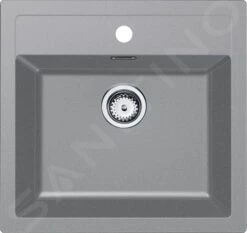 Franke Sirius - Fregadero De Tectonite SID 610, 560x530 Mm, Gris 143.0650.860